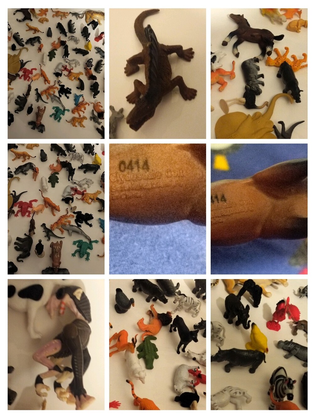 Large Lot Of Zoo Animals Plus Other Toys
